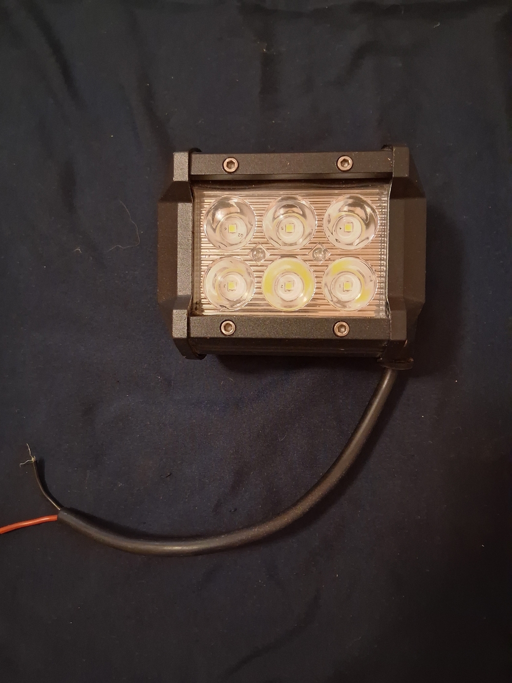 Black LED Work Light Flood Lamp - Brand